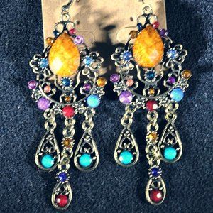 Bohemian vintage style earrings